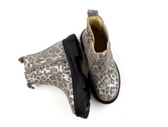 Angulus silver/grey leo støvlette med lynlås